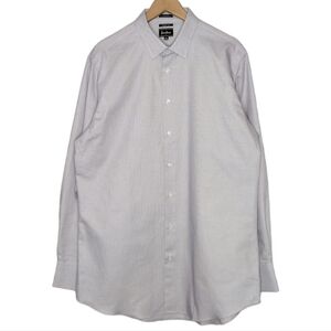 Neiman Marcus Men's Printed Trim Fit Cotton Long Sleeve Casual Button Down Shirt